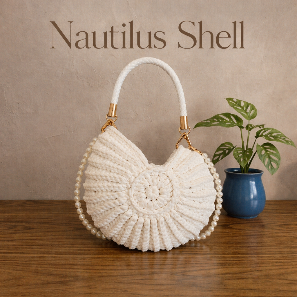 Bolso de Ganchillo en Punto Concha